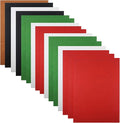 Weabetfu 16 Pieces Christmas Felt Fabric Sheets,5 Colors Craft Felt Sheets for DIY Christmas Decoration,DIY Patchwork Sewing Crafts