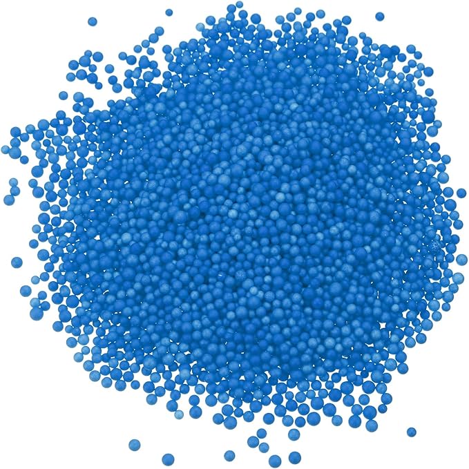 MECCANIXITY Foam Beads Foam Balls 2-3mm for Wedding and Party Decorations, Tiny Packing Balls, Arts DIY Crafts Supplies (Lake Blue,1 Pack Approx 8000pcs)