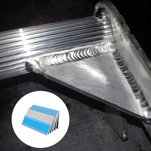 Welding Coupons- 6Pack 6061 T651 Aluminum Sheet Metal 2" X 4" X 0.125Inch Flat Plain Small Aluminum Plate Weld Practice kit for MIG, TIG, Stick, Arc, Gas, Brazing, Welding Practice kit for Beginners