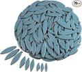 VerzTile Mosaic Tiles for Crafts - Petal Shaped Ceramic Tile Craft Hobbies & Art Projects 39 Color Options Endless Creativity DIY Design (Baby Blue)