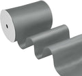 Silver Satin Ribbon 4 Inch X 15 Yards Solid Color Double Faced Ribbons Perfect for Crafts Wedding Decor Bow Making Arts Sewing and More
