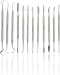 CYNAMED Stainless Steel Spatula Wax & Clay Sculpting Tool Carver Set (12PK)