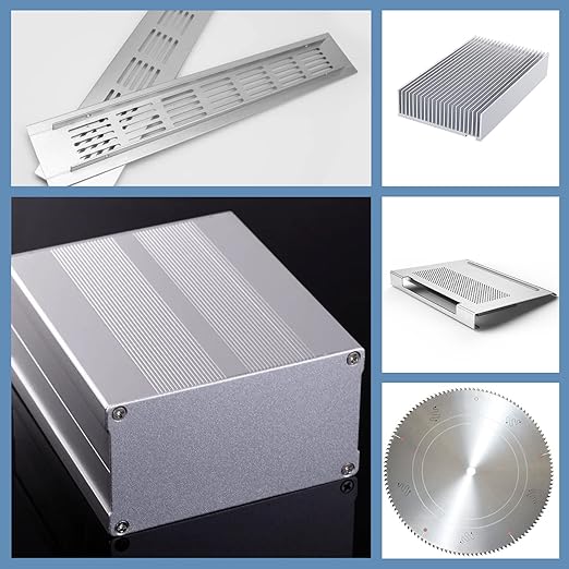 2Pack 6061 Aluminum Sheet Metal - 12 x 12 x 1/8 Inch, Heavy Duty Aluminum Plates with Protective Film, 3MM Thick Flat Plain Panel for Crafting, Structural Framing, Base Plate