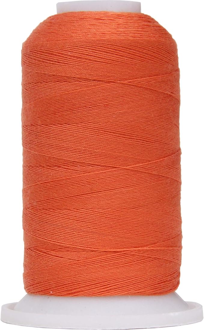 Threadart Polyester All-Purpose Sewing Thread - 600m - 50S/3 - Orange