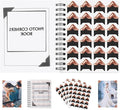 GOONAVI 15 Sheets 360 PCS Rose Gold Photo Corners Notebook, Self-Adhesive Corners for DIY Album Journal, Corner Stickers for Trip Memory Book