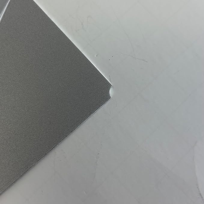 Blank Metal Plates for Laser Engraving - 4 Pack | Aluminum Sheets 0.020" Thick | CO2, Diode, Fiber Laser Compatible | Multiple Sizes & Colors (Silver (engraves black), 1x11.25 inch)