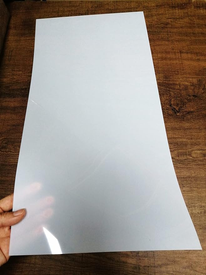 Mylar Stencil Sheets, 12W x 24L inches, Blank for Crafting, Silver
