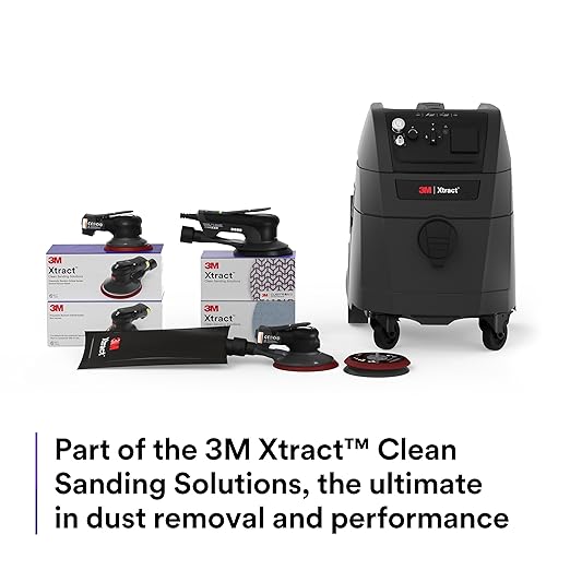 3M Xtract Cubitron II Hookit Clean Sanding Film Disc 775L, 180+, 5 in, Pack of 50 Hook and Loop Sanding Discs for Paint Preparation and Removal, General Sanding, Refining, Blending, and Featheredge