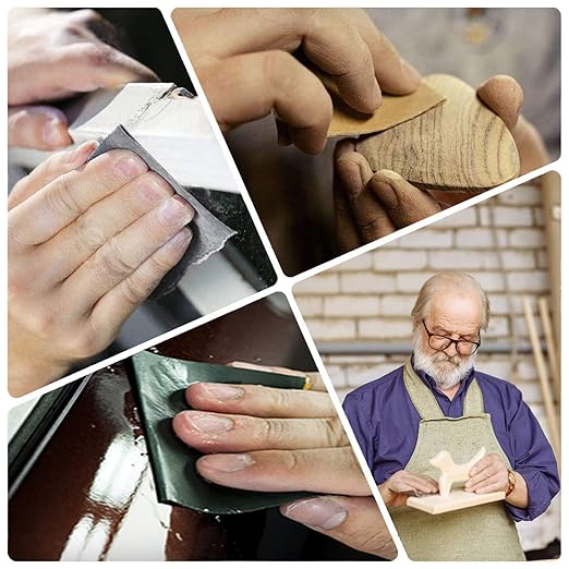 Sandpaper 2000 Grit, Wet Dry Sanding Sheets, High Performance Sand Paper for Wood Furniture Finishing, Metal Grinding, Automotive Polishing, 9 x 11 inches, 15-Sheets