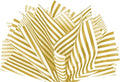 Flexicore Packaging Metallic Gold Pin Stripe Print Gift Wrap Tissue Paper Size: 15 Inch X 20 Inch | Count: 100 Sheets | Color: Gold Pin Stripe