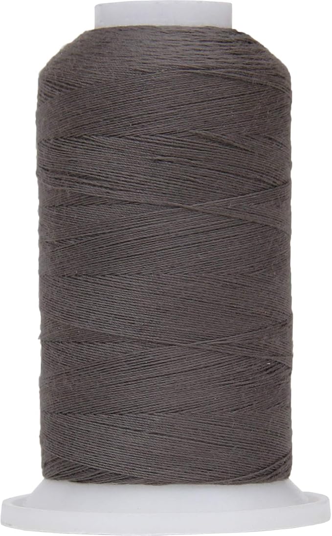 Threadart Polyester All-Purpose Sewing Thread - 600m - 50S/3 - Pewter