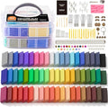 Shuttle Art Polymer Clay Kit - 60 Colors, 19 Tools, and 16 Accessories - Non-Toxic and Non-Sticky DIY Crafts for Kids and Adults