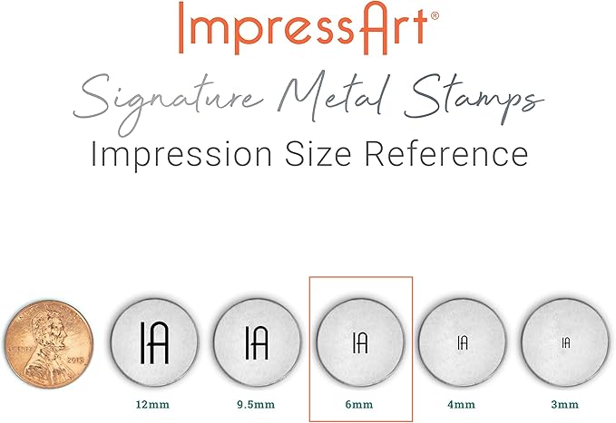 ImpressArt - Hootie Metal Stamp Owl Design Steel Punch for Creative Jewelry Making & DIY Projects, 6mm