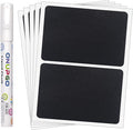 ONUPGO Chalkboard Pantry Labels - 48 Pack Large Stickers for Big Bins Boxes, Food Labeling, Waterproof Kitchen Pantry Names for Containers and Jars
