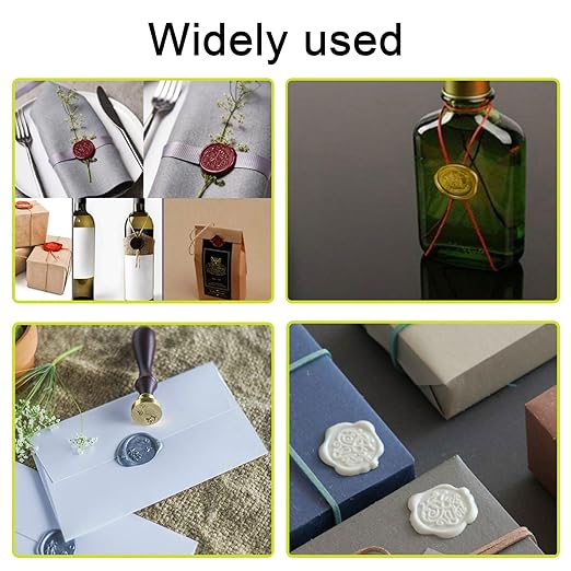 Wax Seal Stick, Ioggtser 30PCS Mini Glue Gun Wax Seal Stick for Wax Seal Stamp, Sealing Wax Sticks for Wedding Invitations, Cards, Envelopes (Black)