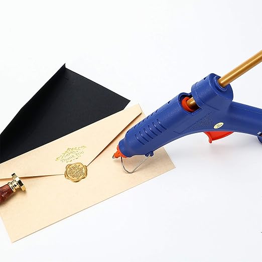 Nuanchu 15 Pcs Glue Gun Sealing Wax Sticks Retro Vintage Wax Sticks for Seal Stamp and Letter for Wedding Invitations Card Envelope Christmas Holiday Gift Ideas(Bronze)