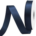 Navy Blue Satin Ribbon 1" X 50 Yards Solid Color Double Faced Ribbons Perfect for Crafts Wedding Decor Bow Making Arts Sewing and More