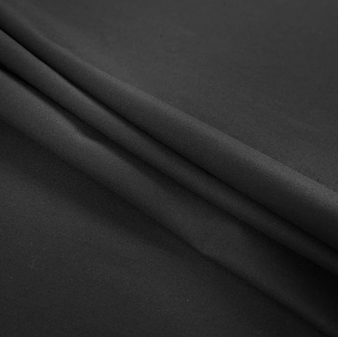 AK TRADING CO. Muslin Fabric/Textile - Draping Fabric - Black 5 Yards Medium Weight - 100% Cotton (60in. Wide)