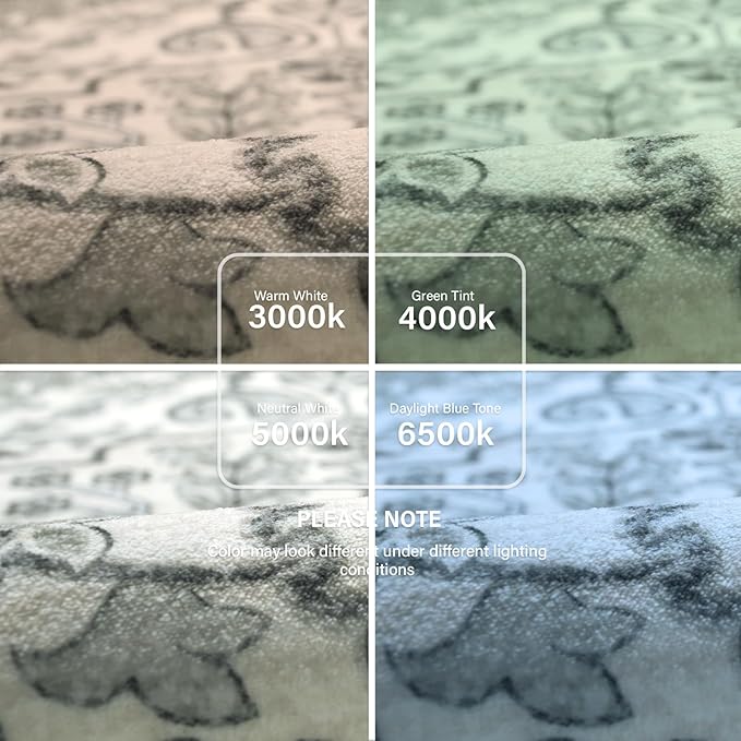 Lahome Area Rug 4x6 Bohemian Vintage Washable Boho Rugs for Bedroom Aesthetic, Beige Rugs for Living Room, Floral Medallion Soft Non-Slip Non-Shedding Faux Wool Rug for Entryway Kitchen Dining Table