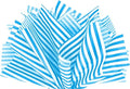Flexicore Packaging Turquoise Blue Pin Stripe Print Gift Wrap Tissue Paper Size: 15 Inch X 20 Inch | Count: 50 Sheets | Color: Turquoise Pin Stripe