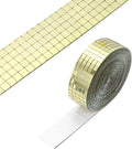 PATIKIL 5x5mm Self Adhesive Mirrors Mosaic Tiles, 3600 Pcs Square Mini Glass Mosaic Disco Tile Sticker for DIY Craft Disco Ball Party Decoration, Gold Tone