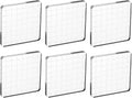 PATIKIL 3"x3" Acrylic Stamp Block, 6Pcs Clear Stamping Block with Grid Lines Decorative Mounting Blocks Square for Scrapbooking DIY Crafts Card Making