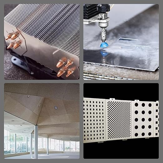 6061 T651 Aluminum Sheet Metal 6" x 12" x 1/16" (0.06") Rectangle Metal Plate Covered with Protective Film, 1.5mm Flat Aluminum Plate for Crafting and Industry