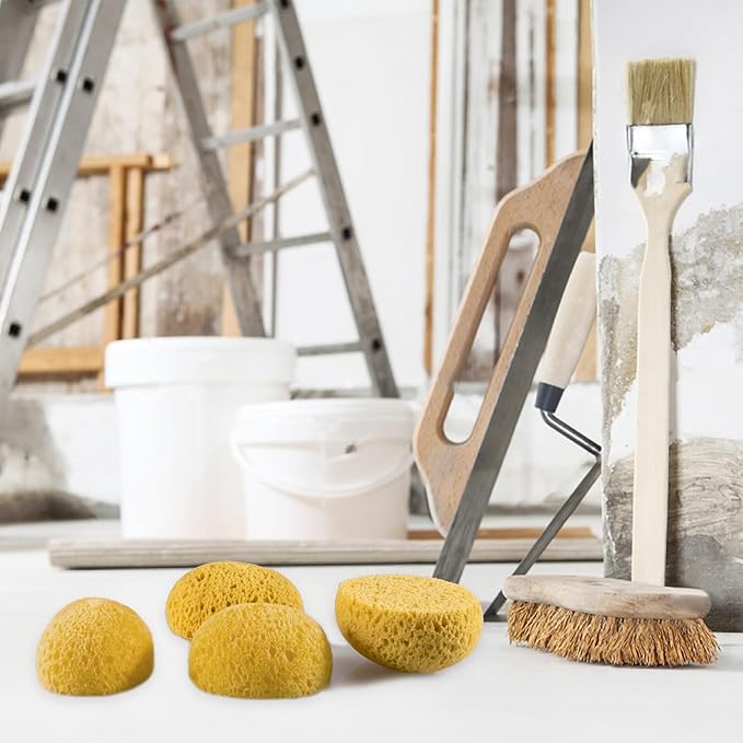 MAQIHAN 2PCS Knockdown Texture Sponge - Drywall Repair Texture Spray Drywall Texture Patch Sponge for Painting Ceiling Wall Knock Down Texture Tool Paint Sponge