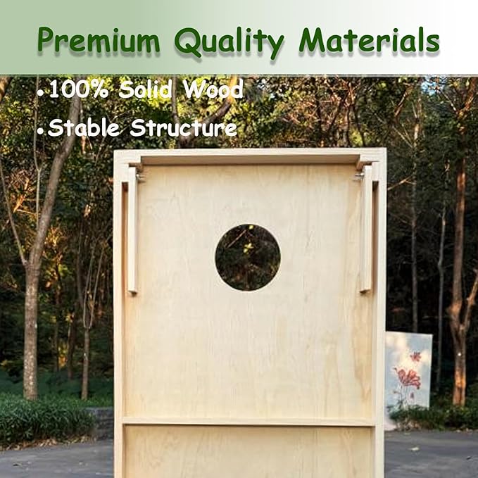 4×2FT Cornhole Board Set,Wooden Corn Hole Games for Adults Bean Bag Toss Game Set, with Corn Hole Bags Set 8,2 Cornhole Boards and a Carrying Case for Wedding/Party/Outdoor/Hiking/Yard
