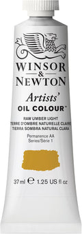 Winsor & Newton Artists' Oil Color, 37ml (1.25 oz) Tube, Raw Umber Light
