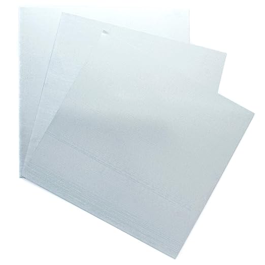 EAGLE 1: 12" x 12" 26 Gauge Sheet Metal Squares (3 Pack Per Order, Multiple Colors) Great for Arts, Crafts, DIY Home or Work Projects (12" X 12", Galvanized)