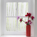 Finnez Window Privacy Film Decorative Frosted Window Cling Privacy Film for Glass, Non-Adhesive Heat Anti-UV for Home Office Living Room, Irregular Stripe Patterns, 23.6 x 157.4 Inches