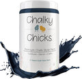 Chalky Chicks All-in-One Chalk Paint for Furniture or Cabinet - 32 Fl Oz - Matte Finish Denali (Deep Blue) for Metal, Wood Furniture Paint - No Sanding All-in-One for Home Decor & Crafts, USA Made