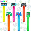 Video Game Party Favors,24Pcs Video Game Bubble Wands for Kids,Cute Bubble Wand for Birthday Party Supplies Classroom Prizes Pinata Goodie Bag Stuffers Gifts