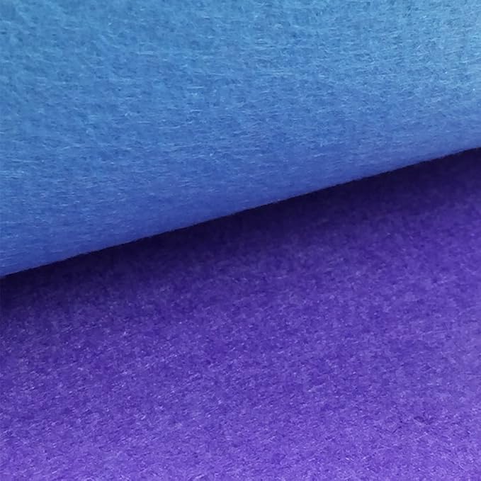 flic-flac 42pcs 12 x 12 inches (30cm*30cm) Felt Fabric Sheet Assorted Color Felt Pack DIY Craft Squares Nonwoven