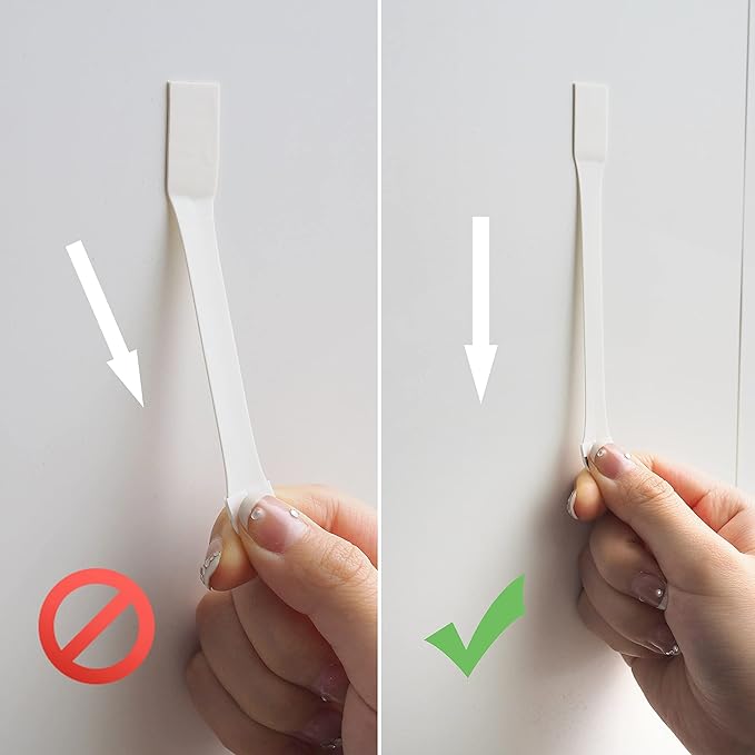 Large Universal Frame Hanger, 8 Picture Hangers, 12 Large Removable Adhesive Strips, Damage Free Picture Hanging Hooks Heavy Duty, No Nails Picture Hooks