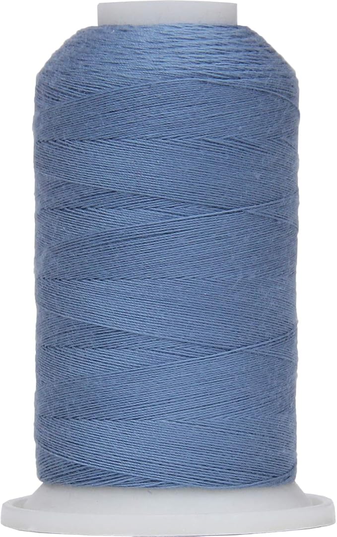 Threadart Polyester All-Purpose Sewing Thread - 600m - 50S/3 - Oriental Blue