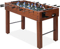 Foosball Table 48in, Competition-Sized Game Table for Home & Game Room – Includes 2 Balls & 2 Cup Holders – Classic Indoor Soccer Game