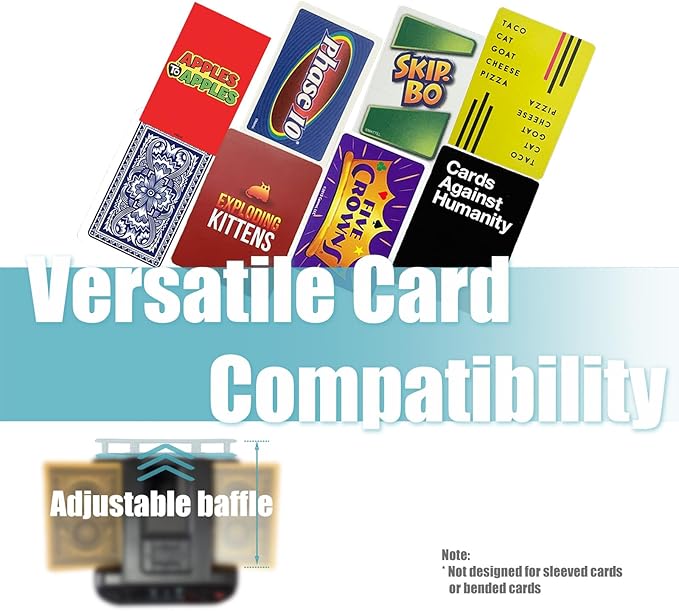 2025 New Smart 2-in-1 Automatic Card Shuffler and Dealer(Support 12 Players) + 12 Wireless Draw Buttons