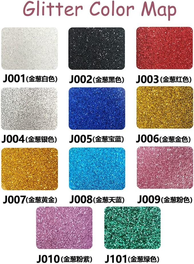guangyintong Glitter Red Heat Transfer Vinyl HTV Rolls, 12" x 8ft Iron on Vinyl for T-Shirts Glitter Red HTV Vinyl for All Cutter Machines Easy to Cut & Weed for Heat Vinyl Design