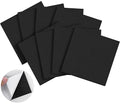 ToLanbbt 8 PCS Adhesive Foam Padding Sheets Closed Cell Neoprene Foam Sheet 1/8" Thick, 6" x 6" Self Stick Insulation Anti Vibration Pads Anti-Slip for Furniture, Cars, Speakers, DIY