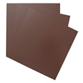 EAGLE 1: 12" x 12" 26 Gauge Sheet Metal Squares (3 Pack Per Order, Multiple Colors) Great for Arts, Crafts, DIY Home or Work Projects (12" X 12", Brown)