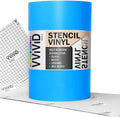 VViViD Blue Stencil Vinyl Masking Film with Anti-Bleed Technology (12" x 6ft)