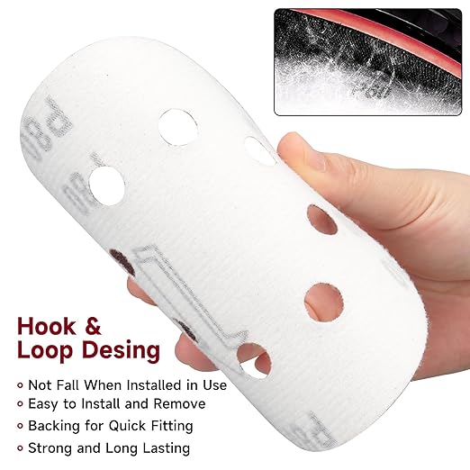 100 PCS 5 Inch Sanding Discs 1200 Grit, Round Hook and Loop Sandpaper for Random Orbital Sander