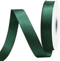 Spruce Satin Ribbon 1 Inch X 50 Yards Solid Color Double Faced Ribbons Perfect for Crafts Wedding Decor Bow Making Arts Sewing and More