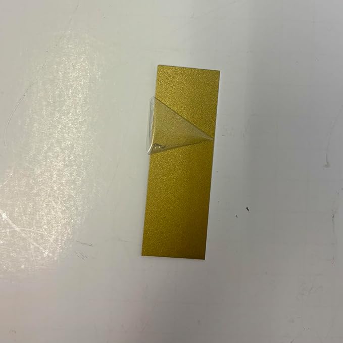 Blank Metal Plates for Laser Engraving - 4 Pack | Aluminum Sheets 0.020" Thick | CO2, Diode, Fiber Laser Compatible | Multiple Sizes & Colors (Gold (engraves black), 8.25x11.25 inch)