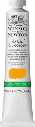 Winsor & Newton Artists' Oil Color, 200ml (6.75 oz) Tube, Cadmium-Free Yellow