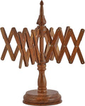 Handcrafted Wooden Table Top Yarn Swift – Rosewood Umbrella Swift for Knitting & Crocheting – Premium Yarn Winder Tool for Crafters & Fiber Artists – Smooth & Durable Design