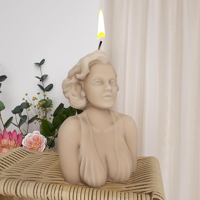 Dance Girl Molds Dance Candle Resin Mold - Resin Casting Silicone Molds for Home Decor & Candle Making Wave Spiral Mold