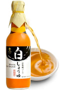 YAMASAN KYOTO UJI Soy Sauce White Naturally & Traditionally Brewed, Artisanal Handworks, From Japanese Small Brewery of 100 Years History 360ml